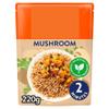 Mushroom Microwave Rice, 220g, Ready in 2 Minutes, Vegetarian, 2 Servings, No Artificial Colours, Flavours or Preservatives view 1