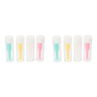 HEALEEP 10pcs Glasses Suction Stick for Contact Lens Applicators Practical Contact-Lens Removing Tools Portable Silicone Cleaner for Eye Contacts for Travel Use