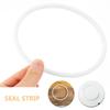 PHENOFICE Leakproof Silicone Lunch Box Seal Replacement Ring Gasket Heat Resistant Microwave Safe White for Bento Food Storage Containers view 3