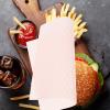 EXAOMBLE Grease Proof Sandwich Wrap Papers 50 Sheets Pink Vertical Stripes for Burgers Cake and Food Packaging view 4