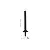 Alipis 30pcs Nose Wax Sticks for Nose Hair Removal and Cleaning, User-friendly Pp Material Waxing Sticks Suitable for DIY Use at Home Or Salons, Black Colour view 2