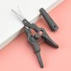 Nose Hair Removal Scissors Rounded Tip Stainless Steel Grooming Trimming Nasal Hair Cutting Scissors view 3