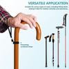ABOOFAN Walking Cane Wrist Straps Prevents Cane from Slipping 5pcs Black Nylon Anti-lost Design for Elderly Crutch and Hiking Stick Suitable for Outdoor Activities and Everyday Use view 3