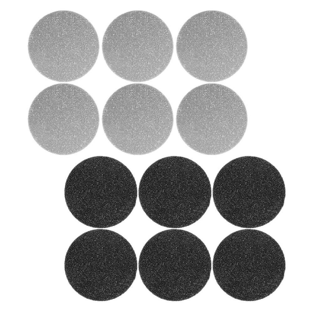 STOBAZA 12pcs Foot Dead Skin Remover Pedicure Supplies Electric Foot Exfoliating File Heads Grinding Stone