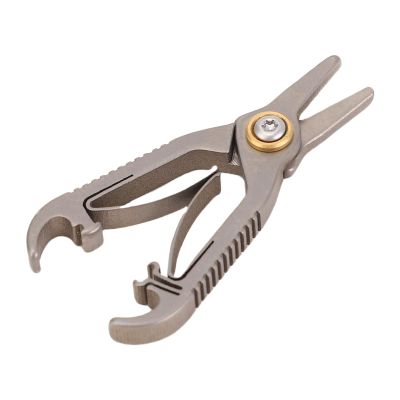 Gedourain Nose Hair Scissors Ti Alloy Compact Trimming Tool for Men and Women, Round Tip Grooming Scissors for Eyebrows Beard, Metal Nose Hair Beauty for Easy Use