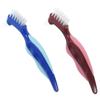 FESTFENDS 2pcs Denture Cleaning Brushes Double Sided Toothbrushes with Ergonomic Handle for Half and Partial Dentures Oral Care Cleaning at Home view 1