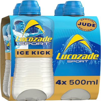 Lucozade Variety Energy & Sports Drinks Bundle | Assorted Refreshment Drink Pack for Home & Gym (Sport Drink Ice Kick 4x500ml)