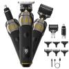 3-in-1 Grooming Set for Men Hair & Beard, Professional Trimmer for Men with Beard Trimmer, Ear & Nose Trimmer, Hair Clippers, Rechargeable Waterproof Electric Razor Shaver Gifts for Men view 1