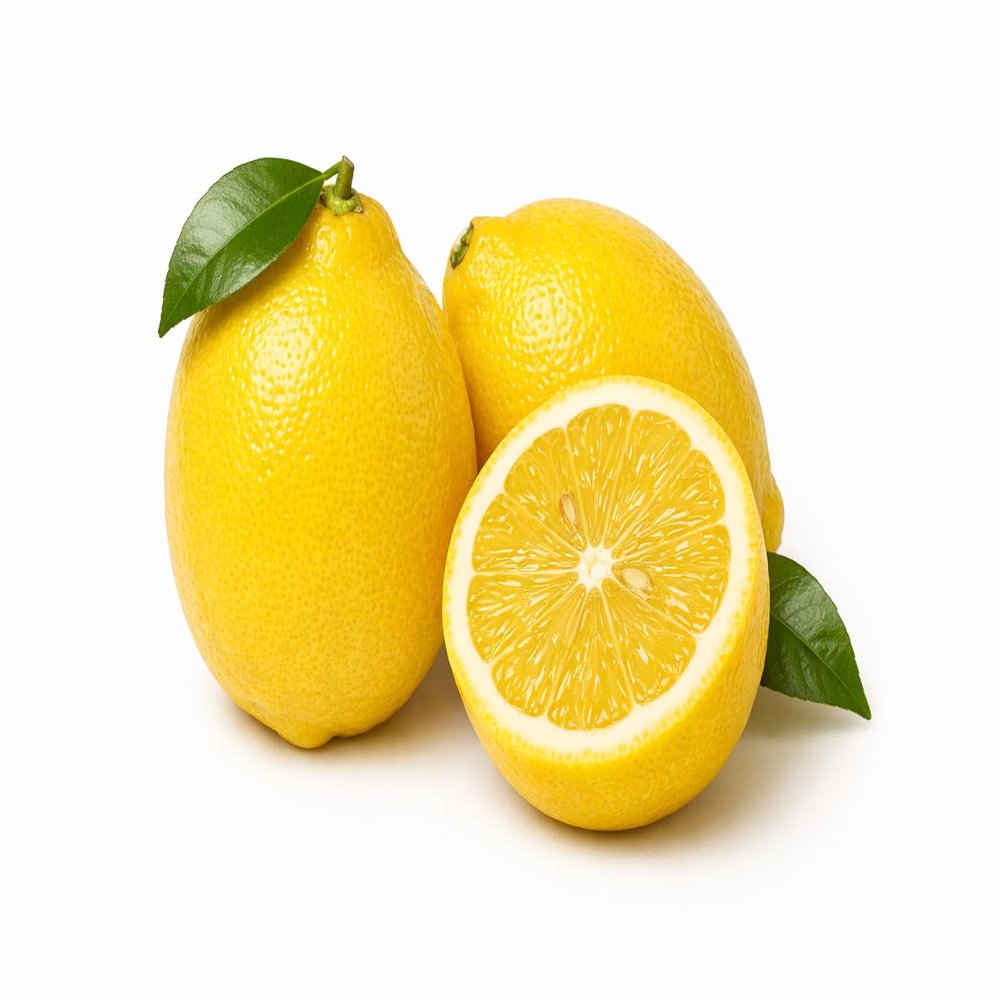 Fresh Whole Lemon - Bright, zesty, and full of natural flavour -3 PACK