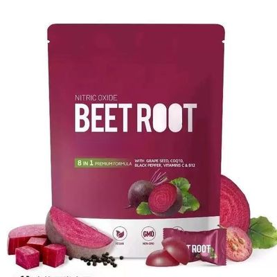 Beetroot Gummies 8-in-1 Premium Energy - With Beetroot Extract - Non-GMO - Vegan