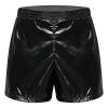 Agoky Men STear Away Shorts Plastic Loungewear Beach Surfing Swimwear Knee Leg Hip Surgical Waterproof Short Pants Black XXL view 3