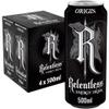 Energy Drink 4 Pack Multipack Refreshing Summer Edition | Boost Energy Anytime | Perfect for Gym, Work & Travel (Relentless Origin Energy Drink Multipack 4x500) view 1