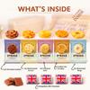 Border Biscuit Selection Box (20 Pack) Assorted Biscuit Gift Hamper with 4 Milk Chocolate Squares | Individually Wrapped Tea Time Snacks, Food Gift Box for Birthdays, Thank You & Sharing view 2