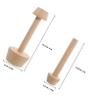 Adorainbow 2 Pcs Wooden Tart Molds for Baking Egg Tarts and Desserts Versatile Pastry Tools to Create Suitable for Home Kitchens and Baking Shops view 2