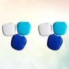 PAMINGONO 2pcs Denture Storage Box Portable Case Hinge Strainer for Dentures Random Color view 4