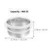 Alasum 2pcs Wax Pot Liner Aluminum Wax Melting Pot Nonstick for Salon and Home Use Hair Removal Waxing Supplies Warmer Replacement view 2