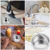 Alasum 2pcs Wax Pot Liner Aluminum Wax Melting Pot Nonstick for Salon and Home Use Hair Removal Waxing Supplies Warmer Replacement view 3