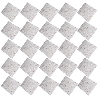 KICHOUSE Greaseproof Packaging Paper Multipurpose Dinner and Baking Use Retro 50 Sheets for Food Wrapping, Waterproof and Safe Paper for Burger, Chicken Roll, and Mini Bag Lining