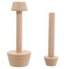 KALLORY 2 Pcs Wooden Egg Tart Mold Baking Tool for Home Kitchens and Restaurants, Beige Colour, Versatile Design to Create Uniform Tart Bases, for Pastry and Dessert Baking view 1