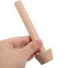 KALLORY 2 Pcs Wooden Egg Tart Mold Baking Tool for Home Kitchens and Restaurants, Beige Colour, Versatile Design to Create Uniform Tart Bases, for Pastry and Dessert Baking view 2