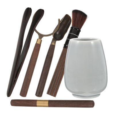 Abaodam Tea Gift for Friends Relatives and Colleagues Ceramic Bottle with Different Tea-Making Tools Strong and Easy to Clean White Tea Brewing Accessory During The Holiday Ceremony
