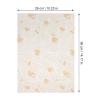 INOOMP 100 Sheets Greaseproof Paper Oil Absorbing Paper Packaging Food Wrapping Material for Cafes and Family Kitchens view 2