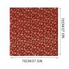 HOOWIFFY Japanese Style Lunch Box Packing Cloth in Red Cotton, Sturdy and Easy to Clean Wrapping Cloth for Bento Boxes, for Outdoor Camping and Personal Home Use view 2