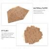 PRETYZOOM 100pcs Stylish Oil Proof Food Wraps Baking Paper Not Easy to Tear for Chips Cakes and Parties view 3