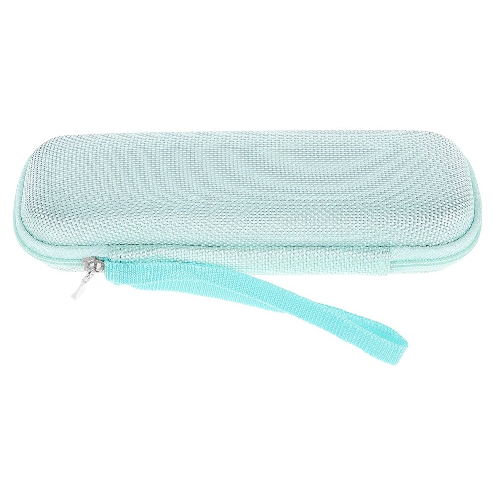 ADOCARN Portable Electric Toothbrush Travel Case Hard Holder with Zipper Pouch, Lightweight Green Toothbrush Organizer Box for Outdoor Camping and Home Toiletry Storage