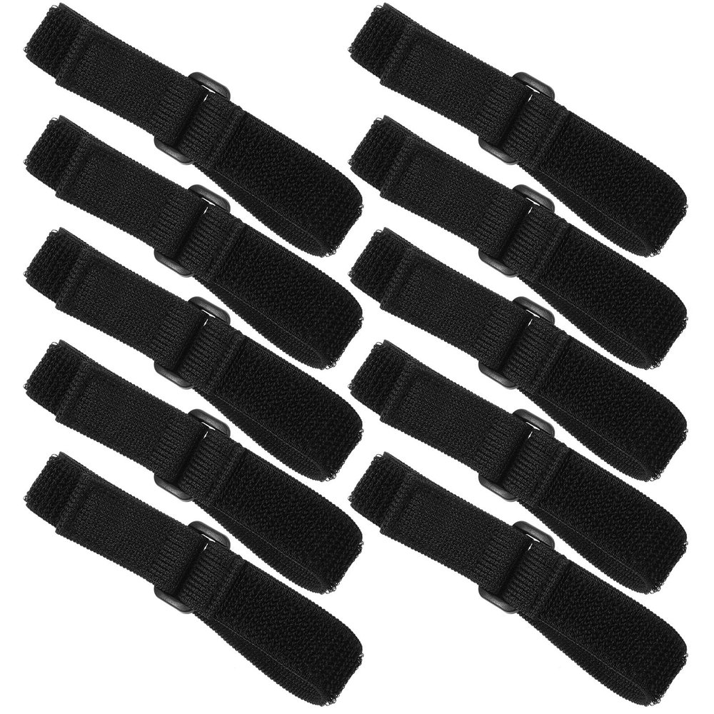 BATHVEVE 10pcs Lunch Fixing Bands for Bento Boxes Elastic Blended Fabric Straps with Simple Design and Comfortable Hold, Portable Lunchbox Straps for Daily Meal Storage and Organization