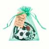 Chocolate Gift Hamper Treat for Boys & GirlsAssorted Chocolates, Goodie Bag, Stickers, Charms & Motivational Card Birthday Party Sweet Gift Box (Blue Goodie Bag, Medium Box, You Are Amazing Card) view 4