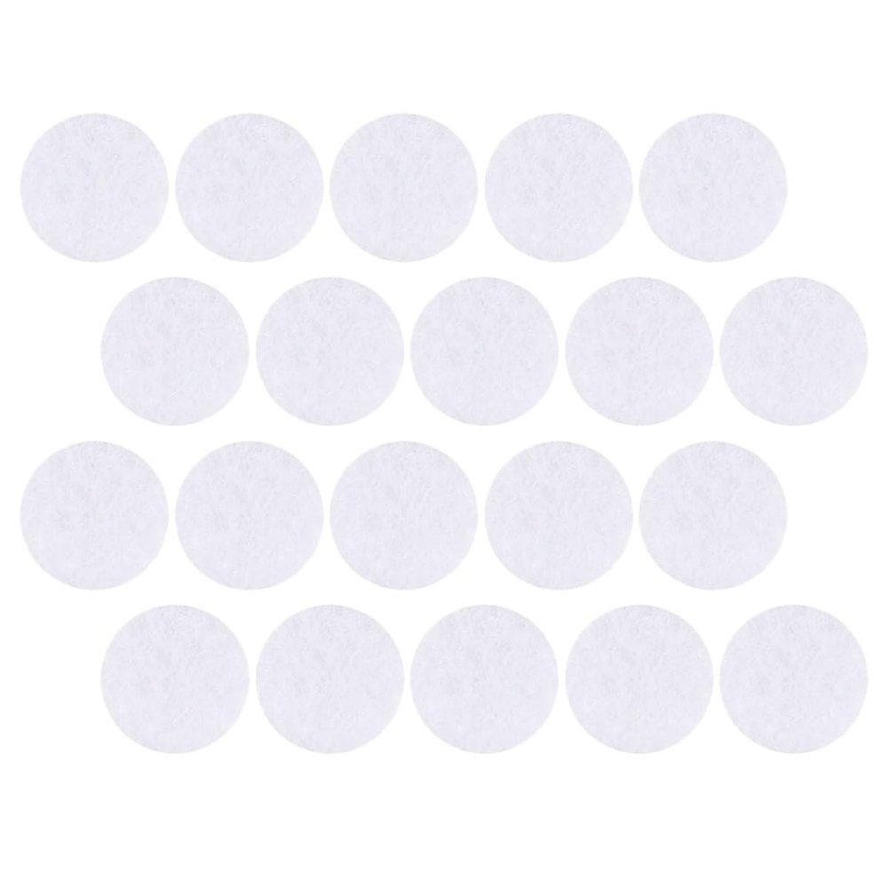 PAMINGONO Cotton Filter Replacement Large Particulate Matter 3 Packs 150pcs for, round White Cotton Filters Blocking Facial Vacuum Machine Suitable for Facial Vacuum Massage