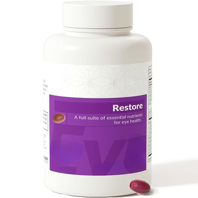 Eye Health Formula with Lutein, Zeaxanthin and Fish Oil, for Improve Low Light Vision, and Visual Clarity