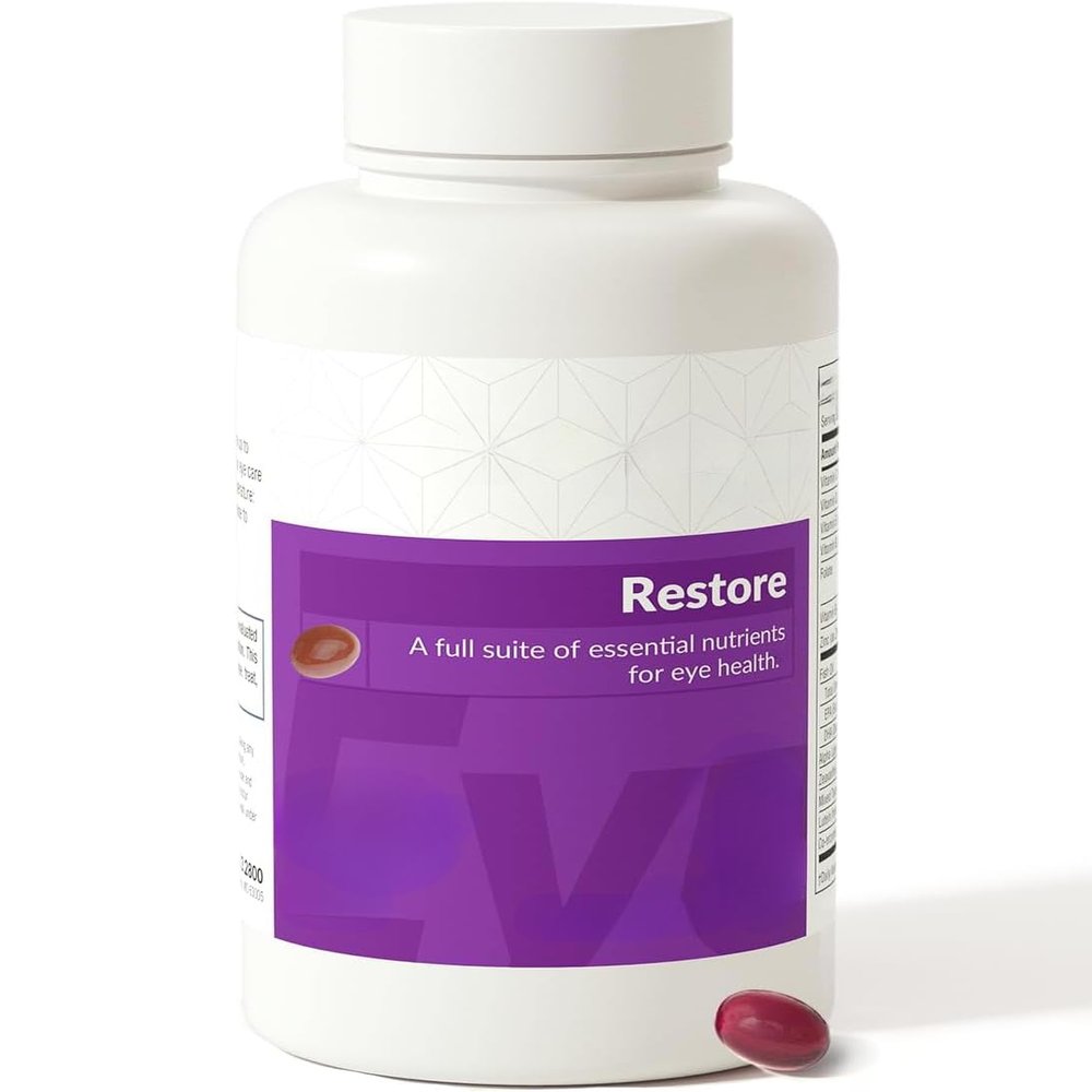 Eye Health Formula with Lutein, Zeaxanthin and Fish Oil, for Improve Low Light Vision, and Visual Clarity