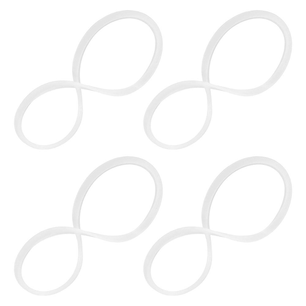 AMUSLESUR 4pcs Replacement Silicone Gasket for Bento Container and Lunch Case, Leakproof Airtight Seal with Precise Fit, Sturdy Silicone Material for Meal Prep and School Use