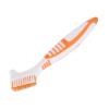 Aumotop Dual Head Denture Brushes Long Service Life for Partial Dentures Half Dentures Orange view 2