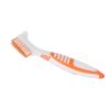 Aumotop Dual Head Denture Brushes Long Service Life for Partial Dentures Half Dentures Orange view 3