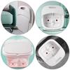 HOMOCONO Portable Foldable Foot Bath Tub White with Lid and Foot Massager Easy to Clean Pp Wash Basin for Home Use Compact Design Can Be Easily Stored into Suitcase for Relaxation view 3
