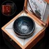 ZZHYTANG 180ml Large Handcrafted Jian Zhan Tea Cup, Tianyan Pattern Ceramic Tea Bowl, Traditional Chinese Master Teacup with Gift Box for Gongfu Tea & Gifting(Gift Box) view 4