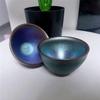ZZHYTANG Jian Zhan Tea Cups Set of 2, Handcrafted Colorful Glaze Ceramic Teacups, Traditional Chinese Jian Kiln Tea Bowls with Gift Box, for Gongfu Tea & Gifting(Gift Box) view 3
