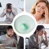 2.36 Inches Sand Glutinous Stres Ball PP Stress Relief Sand Ball Green Slow Rising Hand Stress Balls for Office, Home, Travel view 4