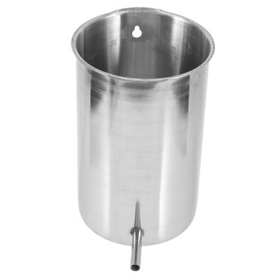 Anneome Hanging Bucket Metal Bucket 1000ml Capacity Stainless Steel Simple Design Easy to Operate for Convenient Use in Health and Household