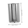 Anneome Hanging Bucket Metal Bucket 1000ml Capacity Stainless Steel Simple Design Easy to Operate for Convenient Use in Health and Household view 2