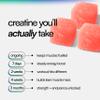 Ovrload Crealyte Gummies, 90 Creatine Gummies (3 Month Supply), 4500mg per Serving, Added Electrolytes Vitamin D3 & Pink Himalayan Salt (90 Count (Pack of 3), Sour Watermelon) view 3