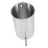 Stainless Steel Bucket 1000ml Silver Hanging Barrel view 1