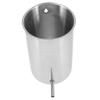 BCOATH Hanging Bucket Sturdy Ergonomic Design Metal Bucket 1000ml Capacity Stainless Steel Simple Design for Home Cleansing and Use view 1