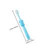 BUTIFULSIC Manual Toothbrushes Protects Teeth and Gums with Soft Bristles 3pcs Cartoon Elephant Shape in Assorted Colours Suitable for Babies view 2