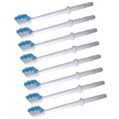 ibasenice Brush Abs Material 8pcs Water Toothpick Replacement for, White Designed to Clean Below The Gumline for Effective Oral Irrigator Compatible with Most Oral Irrigators