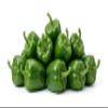 Fresh Green Bell Peppers, Whole, Premium Quality, 1Kg (4-5 pcs) view 1