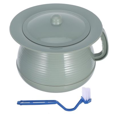 IMIKEYA Portable Reusable Smooth Urine Handle and with Lid Pot Urinal Bedside for Men and Elderly, for Bedroom Use and Daily Convenience